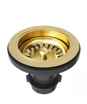 Kitchen 849922950150 Vigo Vgstrainermg Sink Strainer Matte Brushed Gold