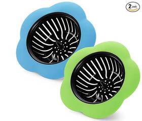 B0d2wcnk3k Kitchen 4-pack Upgraded Silicone Sink Strainers Flexible Anti-clog Drainer
