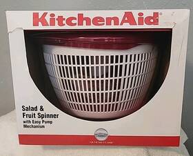Kaget308er Kitchenaid Salad And Fruit Spinner With Easy Pump Mechanism New In Box