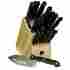 Kn3005blgen Ronco 20 Piece Knife Wooden Block Set Cutlery Kitchen Chef Slot Storage Organizer 733281506120 Kn3005blgen Ronco 20 Piece Knife Wooden Block Set Cutlery Kitchen Chef Slot Storage Organizer 733281506120