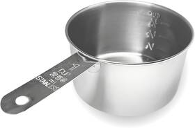 Kco-cup-1 Knupp Co. 1 Cup Stainless Steel Measuring Sturdy Metal 250 Ml 240