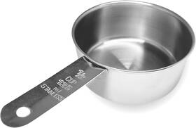 Kco-cup-12 Knupp Co. 1/2 Cup Stainless Steel Measuring Sturdy Metal 125 Ml
