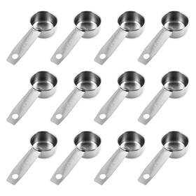 Kco-cup-18 Knupp Co. 1/8 Cup Stainless Steel Measuring Sturdy Metal 30 Ml