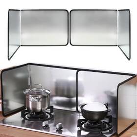 Ymx6-1-hg-sp004 Kobsainf 4 Sided Splatter Guard Foldable Stainless 13 Inch X15 - 2 Panels Silver