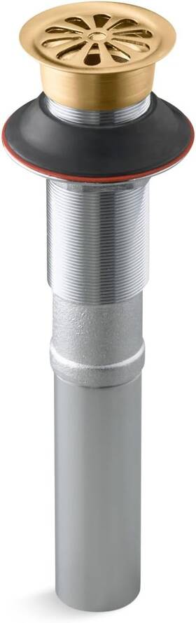 7129-2mb Kohler Lavatory Grid Drain Less Overflow Vibrant Brushed Moderne Brass 7129-2mb Kohler Lavatory Grid Drain Less Overflow Vibrant Brushed Moderne Brass