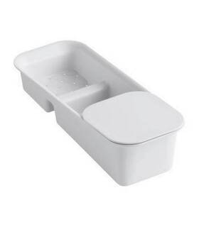 K-6239-0 Kohler 885612095749 15-11/16 Inch X 6-7/8 Rinsing Colander With Cutting Board White