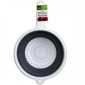 1ew4 Kole Imports Collapsible Kitchen Strainer Heavy Duty Foldable Heat Resistant Pasta And Veggies