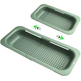 Komzon 796103955896 Extendable Colander Strainer Over The Sink Retractable Kitchen Basket To
