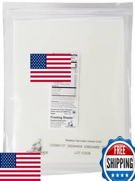 B00oyx235y Kopykake Fs0811 T Frosting Sheets - 24 Ct Edible Cake Decorations