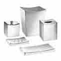 21499147083 Kraftware Monaco Stainless Steel Waste Basket