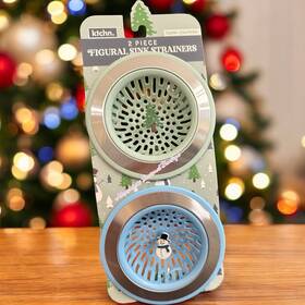 Ktchn 196557332203 Set Of 2 Figural Sink Strainer Christmas Tree And Snowman Kitchen New Ktchn 196557332203 Set Of 2 Figural Sink Strainer Christmas Tree And Snowman Kitchen New