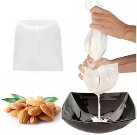 Labriciyon 792483547812 1pc White Nut Milk Bagfood Strainersreusable Cheesecloth Bagsfor Straining Al