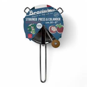 Apf20 Lagostina 007331947204 New Bravissima Multipurpose Stainless Steel Strainer Press And Colander 8 Inch Apf20 Lagostina 007331947204 New Bravissima Multipurpose Stainless Steel Strainer Press And Colander 8 Inch