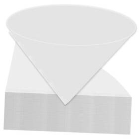 Filters-0329 Larberi 100p Deep Fryer Oil Funnel Filters 10 Inches Larbeti Cone Non-woven Beeswax