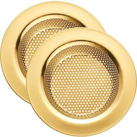 Sc001-gold Lasshswa Kitchen Sink Strainer Stainless Steel Gold Finish Anti-clog Drain Filter