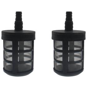 L-inlet-strainer-10-12-bl2 Lbtodh 2 Pcs Water Pump Inlet Strainer Stainless Steel Hose Encryption Filter Black