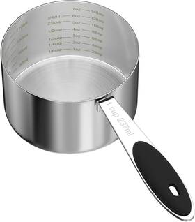 4fer1ouyx Leifeny 1pcs 1cup 237ml Dog Cat Food Scoop Stainless Steel Silver And Black