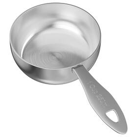 70yugneb1 Leifeny 1pcs 1cup 250ml Stainless Steel Measuring Cup Silver