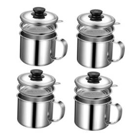 Lem-lemonroad-5886 Lemonroad 4 Pcs 1.3l Grease Container For Kitchen Bacon Saver Lem-lemonroad-5886 Lemonroad 4 Pcs 1.3l Grease Container For Kitchen Bacon Saver
