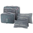 Leoso 6pcs Waterproof Travel Storage Bags Clothes Packing Cube Luggage Organizer 712994117878