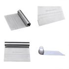 Lepuskth10478 Healthcom Premium Stainless Steel Pastry Scraper Baking Set 798216393893