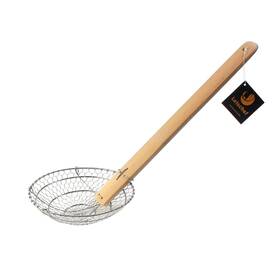 Letschef 715694004691 Stainless Steel Spider Strainer Asian Kitchen Wire Food Cooking Skimmer With