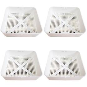 Leyso 792277539030 8.5-inch Thermoplastic Floor Sink Drian Cover Square Drain Basket Drop-in S