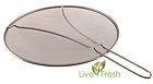 Lf2015ss Livefresh Stainless Steel Heavy Duty Fine Mesh Splatter Screen With Resting A 784672951050