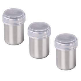 Lh&c 711467702766 3 Pack Cinnamon Sugar Shaker Powdered With Lid Flour Sifter Kitc