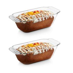 B0fqqlslh7 Libbey Baker S Premium 2 Piece Glass Baking Dish Set Stackable Space Saving Gl