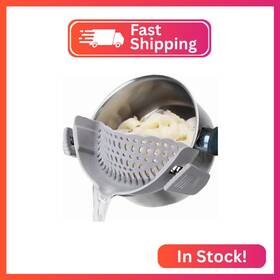 Rtoonvf886662 Liboyixi Clip On Strainer Silicone For All Pots And Pans Pasta Food Str