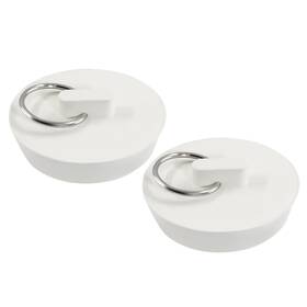 Lif230324004 Lifcratms 2pcs White Rubber Drain Stoppers 1-3/4 Inch Sink Plug Stopper Dr