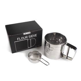 Lmlcook 768488517709 Flour Sifter 3 Cup For Baking Stainless Steel Bak Inch