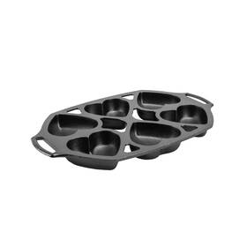 B0d9dtw4rk Lodge Manufacturing Company Seasoned Cast Iron Heart Mini Cake Pan