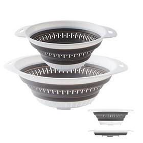 Logfaadcoi 630130580228 Collapsible Colander And Strainersilicone Strainer Colanders Food Strainers