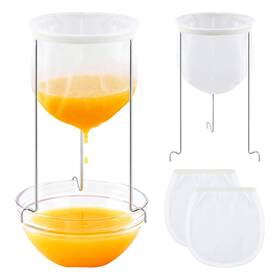 22430574 Londehuhai Jam/jelly Strainer Set - Jelly Stand With 3 Reusable Staining Bags