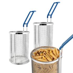 2429 Lot45 2pack Kitchen Strainer Basket 2pk - Stainless Steel Spaghetti And Pho Pasta