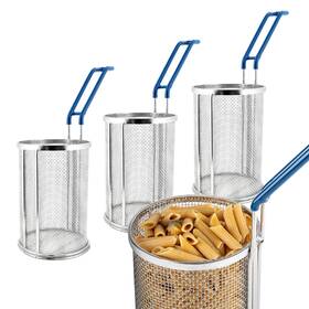 2429 Lot45 3pack Kitchen Strainer Basket 3pk - Stainless Steel Spaghetti And Pho Pasta 2429 Lot45 3pack Kitchen Strainer Basket 3pk - Stainless Steel Spaghetti And Pho Pasta