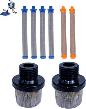 288749 Luckxuanyuan 288750 Airless Spray Filter Set 2 4 - Includes 288716 And Strainers 288749 Luckxuanyuan 288750 Airless Spray Filter Set 2 4 - Includes 288716 And Strainers