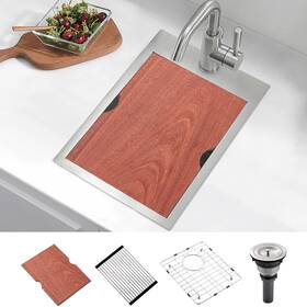 Lh022l Lucky Horse 15 Drop In Stainless Steel Kitchen Bar Sink Luckyhorse Inch X 20