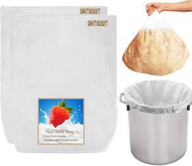 Lucky Kvw 313049686617 Brew Bag Cheesecloth Cheese Cloths For Straining Reusable Cloth Bags Larg