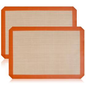 B0cwpnbc4z Luckyiren 2-pack Silicone Baking Mats - Non-stick Reusable Bpa-free 480 F