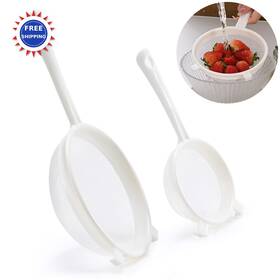 Lyfswt2 Luckyiren Kefir Strainer Set 2 Size Plastic Non Metal Sieve For Grains Milk Lyfswt2 Luckyiren Kefir Strainer Set 2 Size Plastic Non Metal Sieve For Grains Milk