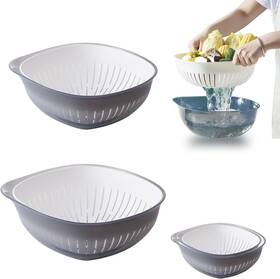 231201jx Lumumix Colander Bowl Set Of 2 Nesting Large Capacity Plastic Food Strainer For Pasta 231201jx Lumumix Colander Bowl Set Of 2 Nesting Large Capacity Plastic Food Strainer For Pasta