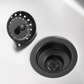 Ks01-m Luxier 3-1/2 Inch Kitchen/sink Basket Strainer Matte Black New In Box