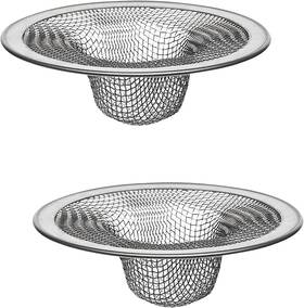 Lyka Distribution 691325376798 Bathroom Sink Strainer 2 Pack 2.75 And Inch At The Top I Drain Hair Ca