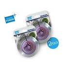 M278654 Grand Fusion Housewares Kitchen Sink Strainer Pack Purple Stainless Steel