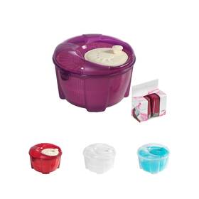 Mabel Home 641605827250 Salad Spinner Tosser And Mixer 5 Quart Vegetable -extra Sa