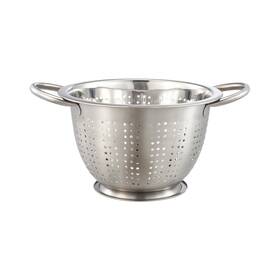 570754509 Mainstays Ss 3 Quart Multi-use Colander For Straining Draining And Rinsing Pasta Fruits Or Veg