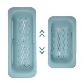 Makerstep 850005418412 Over The Sink Colander Strainer Basket - Expandable Wash Drain A